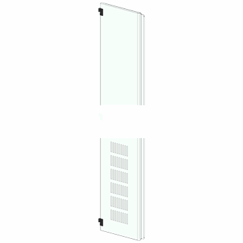 SIVACON sicube, door half, left, with ventilation openings, IP20, H: 1800 mm, W: 400 mm, RAL 7035, safety class 1