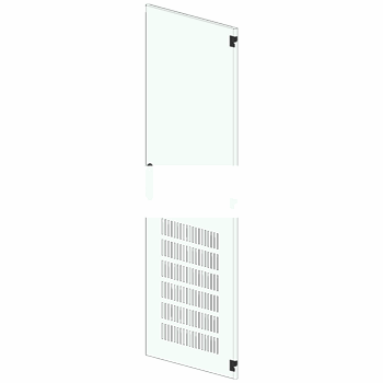 SIVACON sicube, door, left, with ventilation openings, IP20, H: 2000 mm, W: 300 mm, RAL 7035, safety class 1