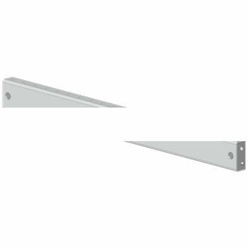 SIVACON sicube, limit plate for modular doors, W: 600 mm, RAL 7035