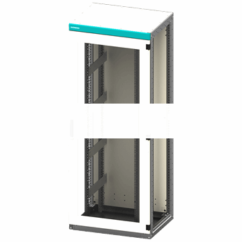 SIVACON sicube, unequipped, empty enclosure, without side walls, for data application, IP40, H: 2000 mm, W: 600 mm, D: 800 m