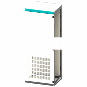 SIVACON sicube, unequipped, empty enclosure, without side walls, with ventilation openings, IP20, H: 1800 mm, W: 1000 mm, D: