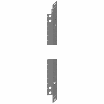 SIVACON, universal bracket for 19 components, f. cable duct, DIN rail, C-rail, lamp, 2RU, galvanized