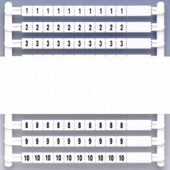 Табличка маркировочная отпечатанная CNU/5/016 100/ N (ZN5016)