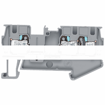 TERMINAL BLOCK 4 MM2, 6,2 MM WIDTH GREY 3-CONNECTION POINTS