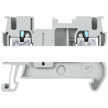 THROUGH-TYPE TERMINALS TERMINAL SIZE 2,5 MM2 WIDTH 5,2 MM COLOUR GREY CLAMPING POINTS 2