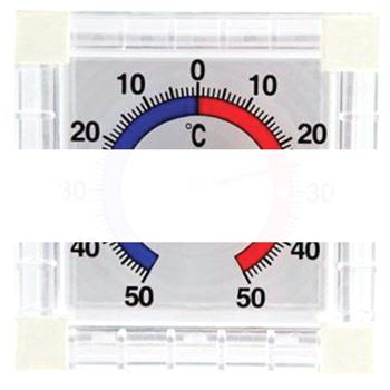 Термометр оконный биметаллический ТББ квадратный