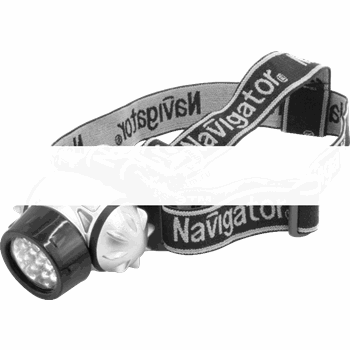 Фонарь светодиодный NPT-H05-3AAA 19LED налобный пластик (94917)