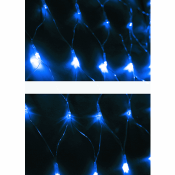 Гирлянда 240 LED синий 1.8*1.7м 8 режимов