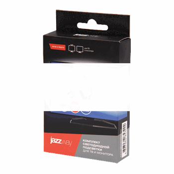 Комплект светодиодной подсветки для ТВ и мониторов PLS-TV-USB 0.9 WH 5050/30 IP65 black PCB Jazzway