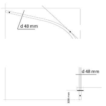 Кронштейн К1К-0.5-0.5-0.200-0.048 горячеоцинкованный