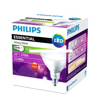 Лампа светодиодная ESSENTIAL LED 10-80W PAR38 827 25D (929001322708)