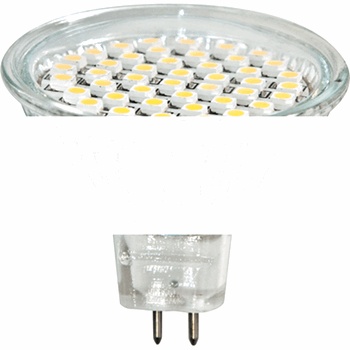 Лампа светодиодная LB-24 44LED(3W) 230V GU10 3300K 44х50мм MR16