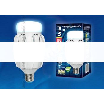 Лампа светодиодная LED 100вт 100-265в  E27 6000К (LEDM88100WDWE27FRALV01WH)