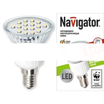 Лампа светодиодная LED 1.6вт E14 тепло-белый (94252 NLL-PAR16)