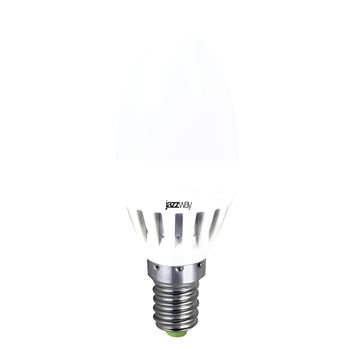 Лампа светодиодная LED 3.5вт E14 ECO С37 холодная PLED