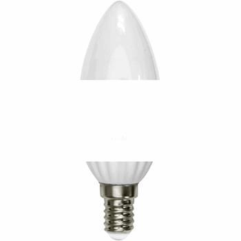 Лампа светодиодная LED 3вт Е14 белый(свеча) (LB-73 30LED)