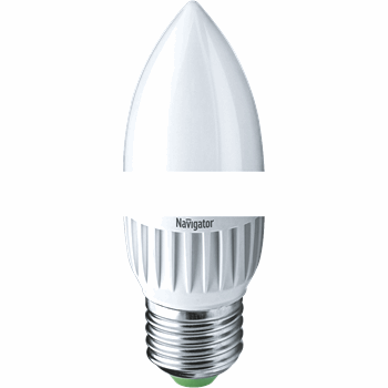 Лампа светодиодная LED 5вт Е27 дневной матовая свеча (61250 NLL-P-C37)