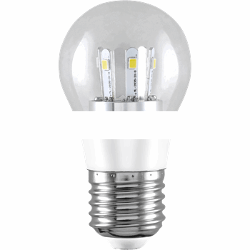 Лампа светодиодная LED 5вт E27 теплый шар (71295 NLL-G45)