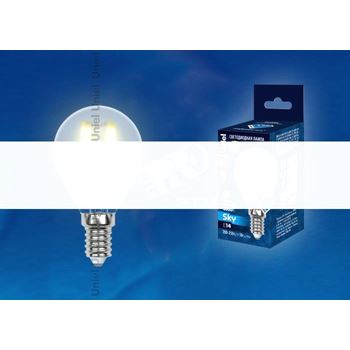 Лампа светодиодная LED 6вт 200-250в  E14 3000К (LEDG456WWWE14FRPLS02WH)