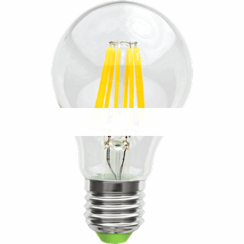 Лампа светодиодная LED 8вт Е27 теплый FILAMENT (71306 NLL-F-A60)