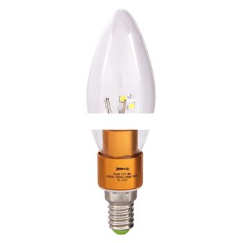 Лампа светодиодная LED PLED-С37 Clear GOLD 3Вт Е14 холодный