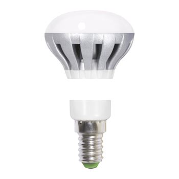 Лампа светодиодная зеркальная LED ЗК 4вт Е14 R39 холодная PLED