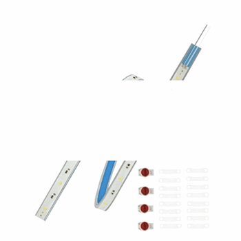 Лента светодиодная LEDх60/м 6м 8.7w/m 24в IP66 теплый (870612)