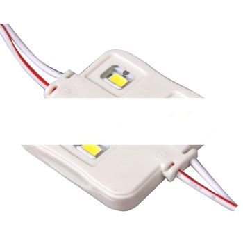 Модуль 5630/3leds (квадр) DC12V 6000-7000K IP65 (уп 10шт)