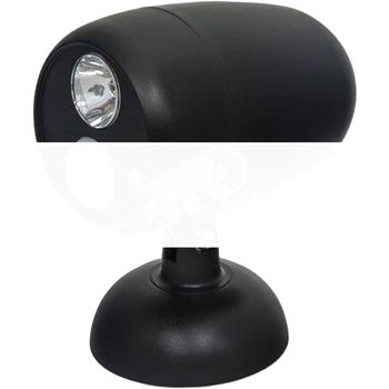 Ночник светодиодный 0.5w LED с датчиком движения IP42 черный (FN1201)