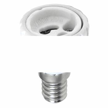 Патрон-переходник с цоколя Е14 на GU10 (LH70)