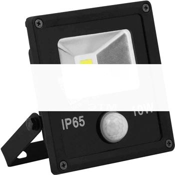 Прожектор светодиодный ДО-10w с ИК датчиком 1LED 6400K 800Лм IP65 (LL-860)