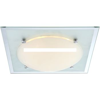 Светильник 1xLEDx12W L33.5хW33.5хH9 incl. 967lm хром/стекло/зеркало