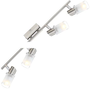 Светильник 4xG9x4W L54хW13хH13 400lm LED хром/никель матовый/стекло