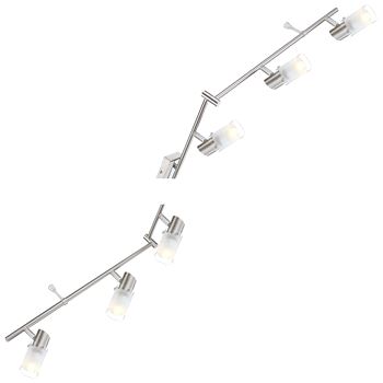 Светильник 6xG9x4W L150хW13хH13 400lm LED хром/никель матовый/стекло