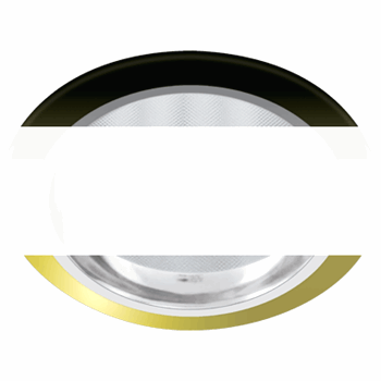 Светильник ФВО-2х18w с/л,G24,downlight,зол.Feron (014 зол.)