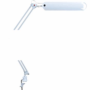 Светильник KT008С настольный/струбцина 220В 11Вт КЛЛ G23/2G7 белый (KT008С бел)