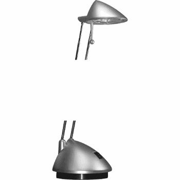 Светильник KT113 настольный галогенный 12В20Вт G4 серебро (KT113 серебро)