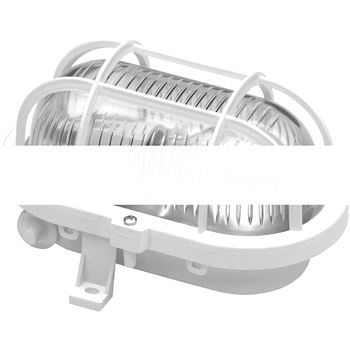 Светильник ПСХ импульсный Oval 1x60 IP44 пластиковая решетка голубой