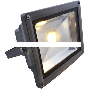 Светильник светодиодный 1x20WxLED уличный H140хW180хL180 incl. 1x1600lm 3000K IP65 серый/стекло